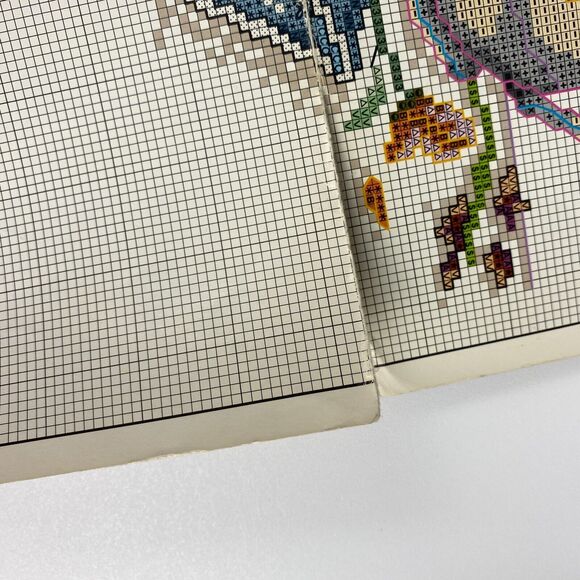 VTG 1988 Leisure Arts Tea, Roses and Romance Counted Cross Stitch Leaflet 703 - Picture 9 of 10